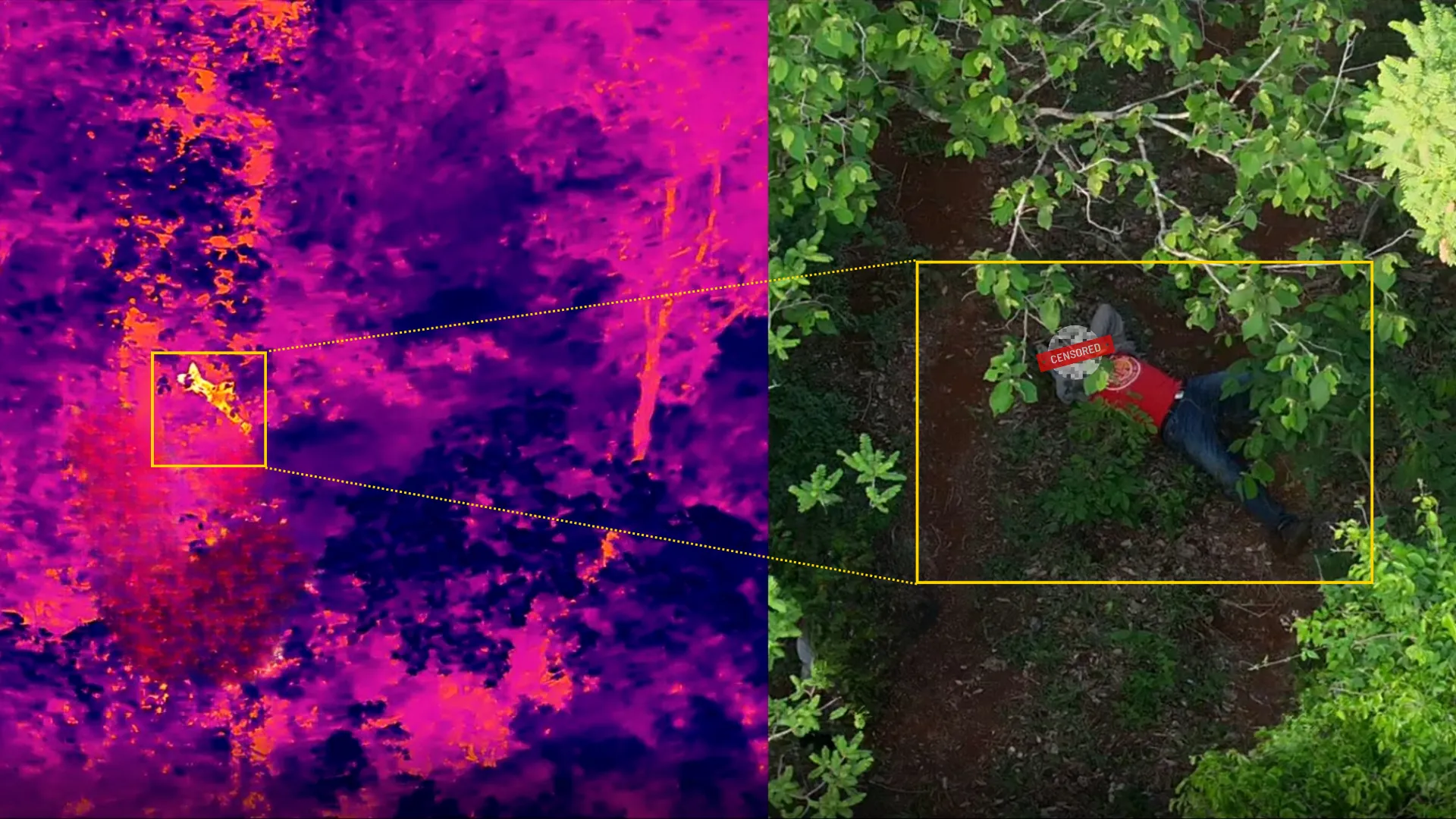 Drones en acción